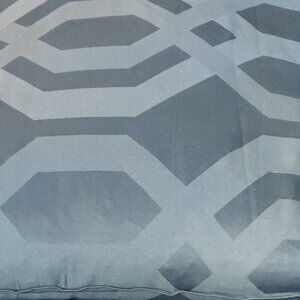 Hotel Collection Blue Diamond Lattice Duvet Cover, 3 King and 2 Euro Shams